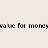 value-for-money是什么意思