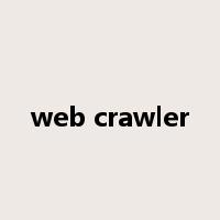 web crawler是什么意思