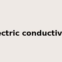 electric conductivity是什么意思