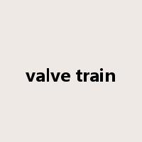 valve train是什么意思