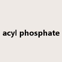 acyl phosphate是什么意思