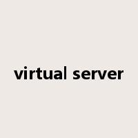 virtual server是什么意思