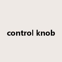 control knob是什么意思