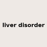 liver disorder是什么意思