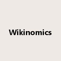 Wikinomics是什么意思