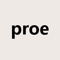 proe是什么意思