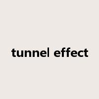 tunnel effect是什么意思