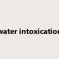water intoxication是什么意思