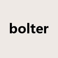 bolter是什么意思