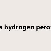 Urea hydrogen peroxide是什么意思