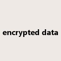 encrypted data是什么意思