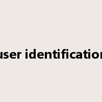 user identification是什么意思