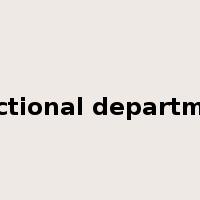 functional department是什么意思
