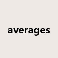 averages是什么意思