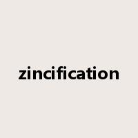 zincification是什么意思
