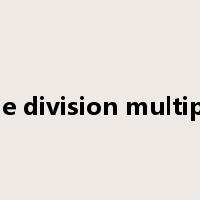 time division multiplex是什么意思