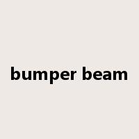 bumper beam是什么意思
