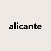 alicante是什么意思