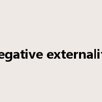 negative externality是什么意思