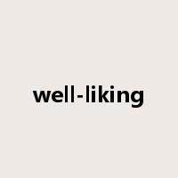 well-liking是什么意思
