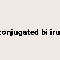 unconjugated bilirubin是什么意思