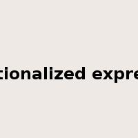 institutionalized expressions是什么意思