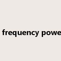 variable frequency power source是什么意思