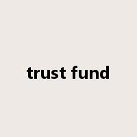 trust fund是什么意思