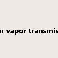 water vapor transmission是什么意思