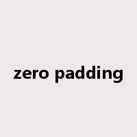 zero padding是什么意思