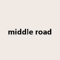 middle road是什么意思