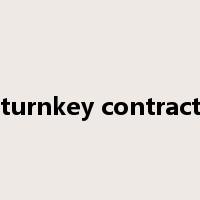 turnkey contract是什么意思