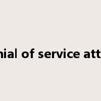 denial of service attack是什么意思