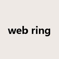 web ring是什么意思