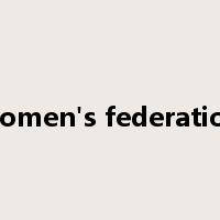women's federation是什么意思