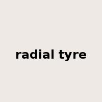 radial tyre是什么意思