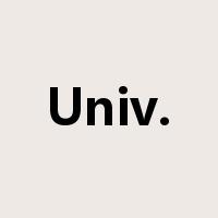 Univ.是什么意思