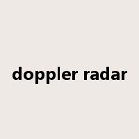 doppler radar是什么意思
