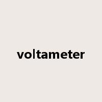 voltameter是什么意思