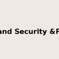 Homeland Security &Policing是什么意思