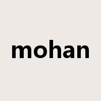 mohan是什么意思