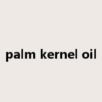 palm kernel oil是什么意思