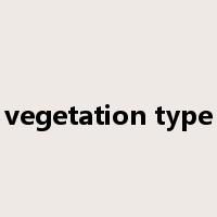 vegetation type是什么意思