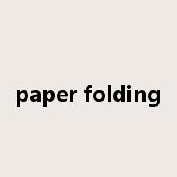 paper folding是什么意思