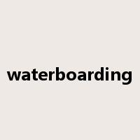 waterboarding是什么意思