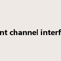 adjacent channel interference是什么意思