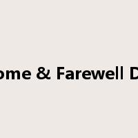 Welcome & Farewell Dinner是什么意思