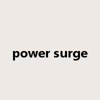 power surge是什么意思