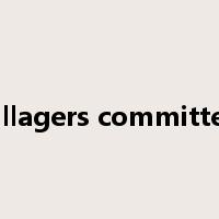 villagers committee是什么意思