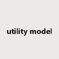 utility model是什么意思